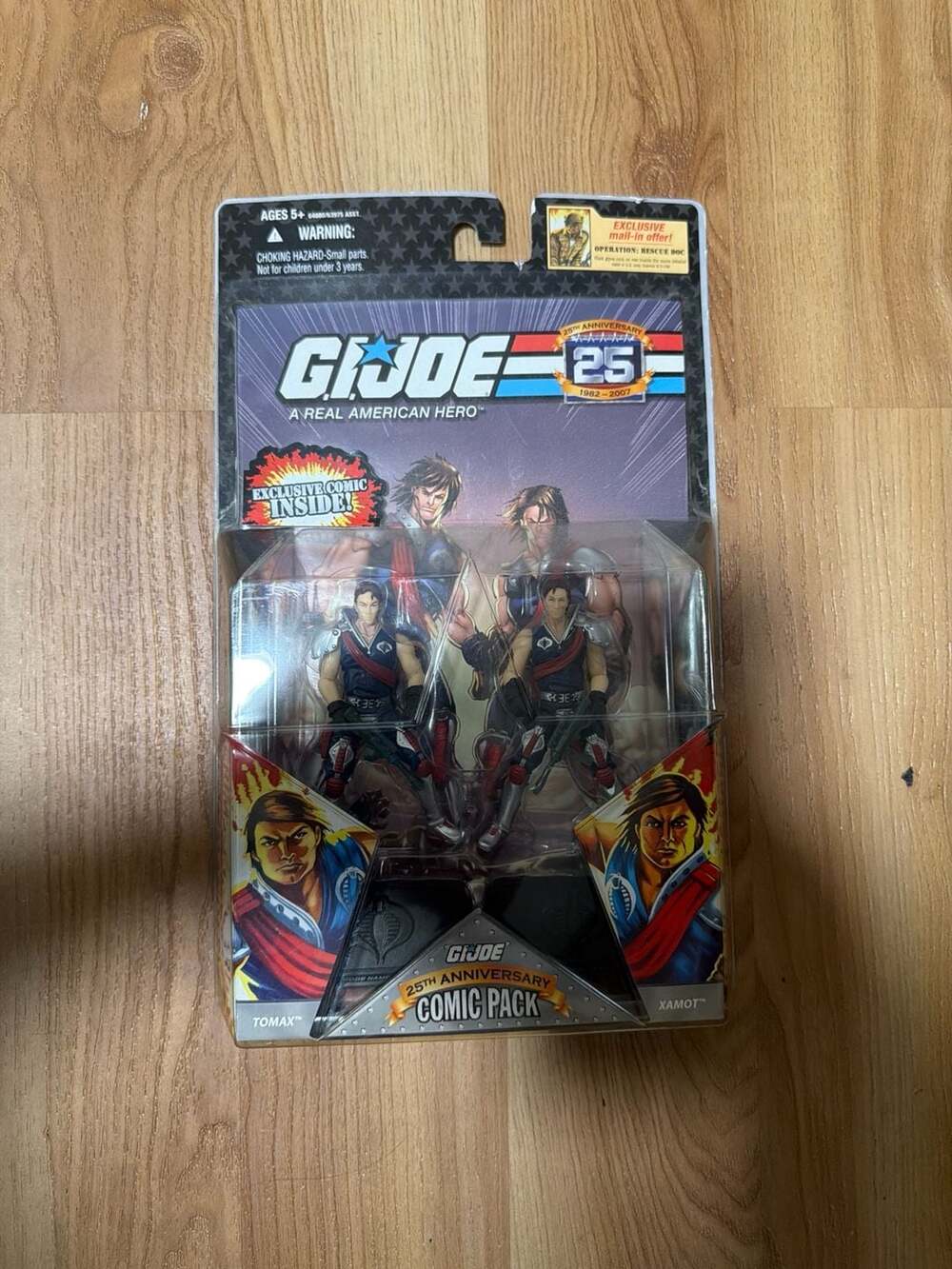 G.I. Joe 25th Anniversary Comic Pack Tomax and Xamot 2-Pack Action Figures